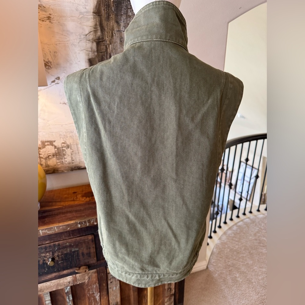 Miou Muse Green Utility Vest Size S/M - Picture 8 of 12